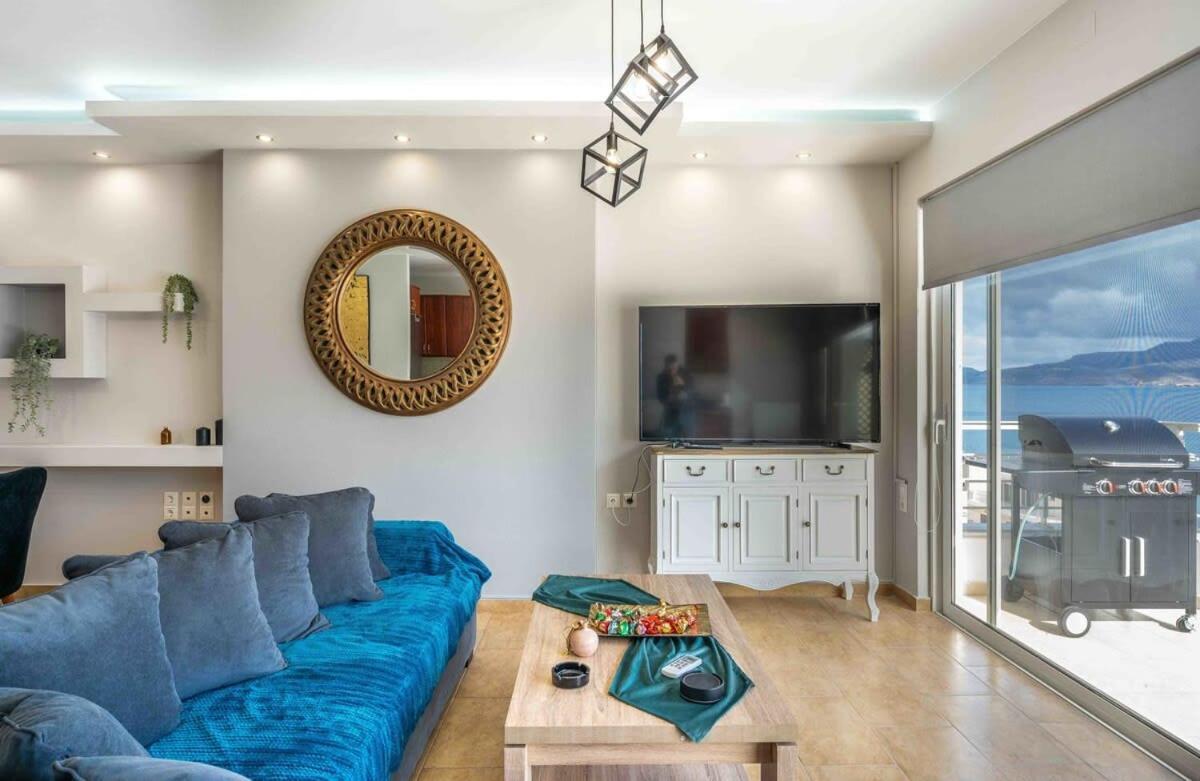 Sitia Panoramic Penthouse - Close To Sandy Beach - Private Parking Экстерьер фото