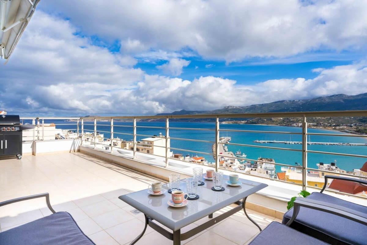 Sitia Panoramic Penthouse - Close To Sandy Beach - Private Parking Экстерьер фото